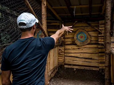 box cadeau Lancer de haches