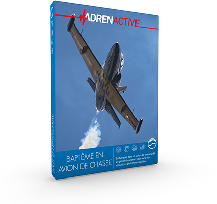 Coffret cadeau sensations 100% Avion de chasse