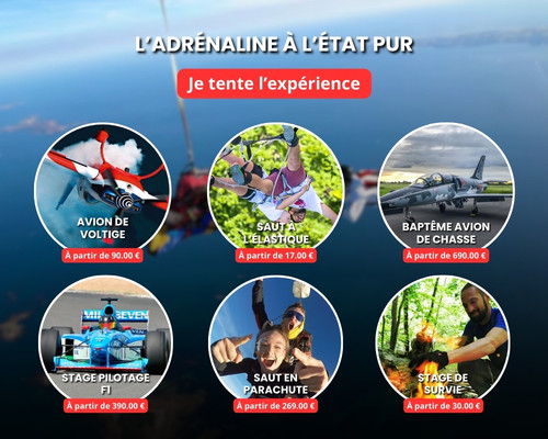 Bannière adrénaline
