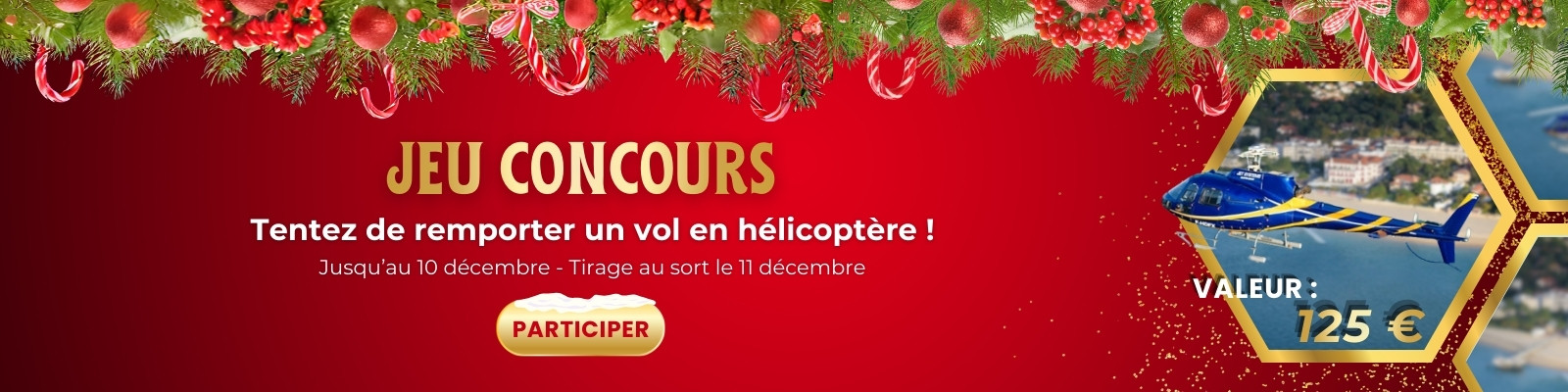 Noel 2025 - Jeu Concours hélicoptère