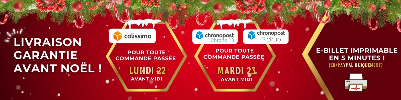 Noel 2025 - Livraison garantie avant noël