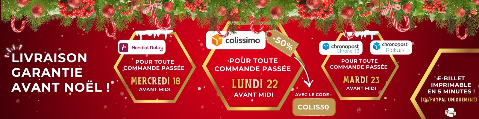 Noel 2025 - -50% Colissimo
