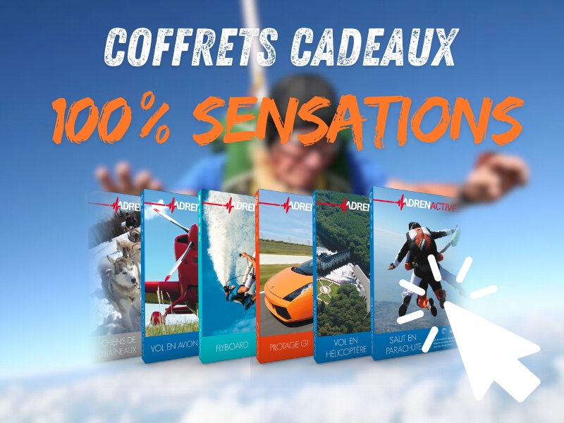 https://www.adrenactive.com/Coffrets cadeaux aventure